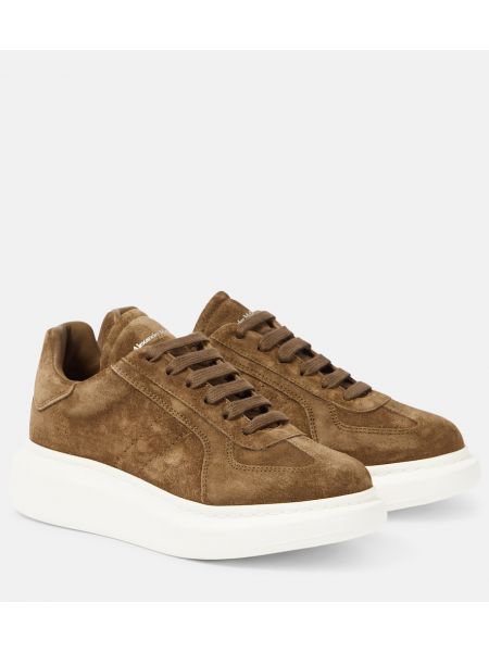 Platformu süet sneaker Alexander Mcqueen kahverengi