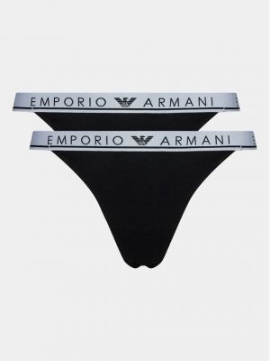 Stringi Emporio Armani Underwear czarne