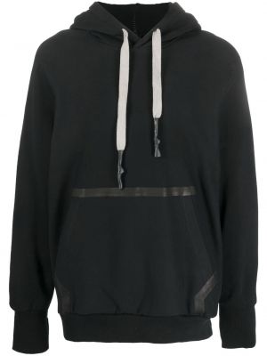 Pamučna hoodie s kapuljačom Isaac Sellam Experience crna