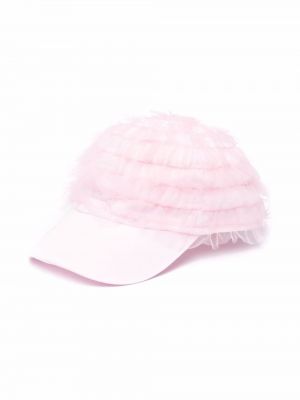 Cappello con visiera Monnalisa rosa