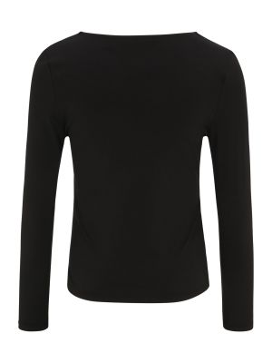 Marškinėliai ilgomis rankovėmis Vero Moda Petite juoda