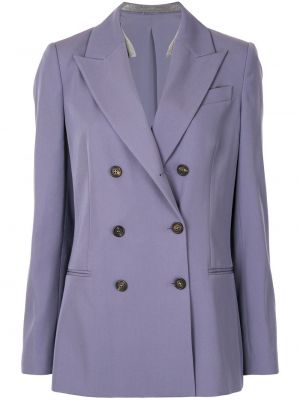 Oblek Brunello Cucinelli fialový