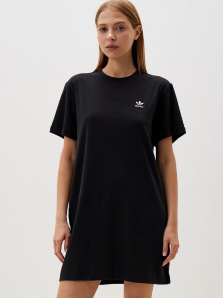 Платье-футболка Adidas Originals черное