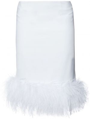 Midi sukňa s perím 16arlington biela