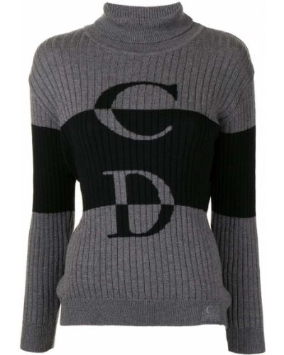 Jersey de punto de tela jersey Christian Dior gris