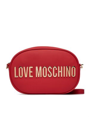 Taška přes rameno Love Moschino červená