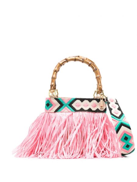 Shopper handtasche La Milanesa pink