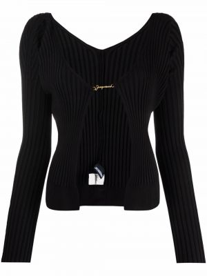 Jersey de tela jersey Jacquemus negro