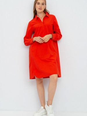 Платье-рубашка Gerry Weber красное