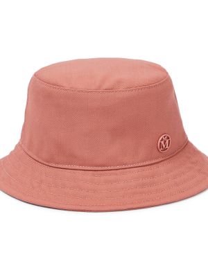 Ull bøttehatt for jenter Maison Michel Kids rosa