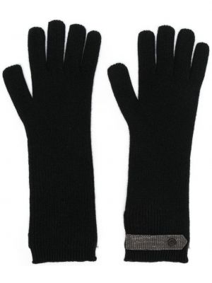 Кашмирени ръкавици Brunello Cucinelli черно