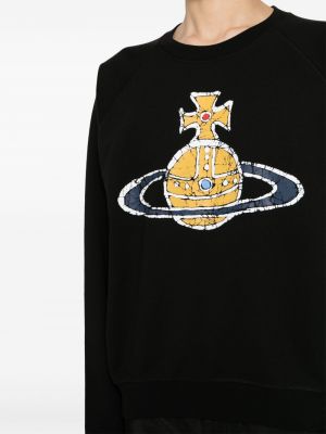T-shirt en coton à imprimé Vivienne Westwood noir