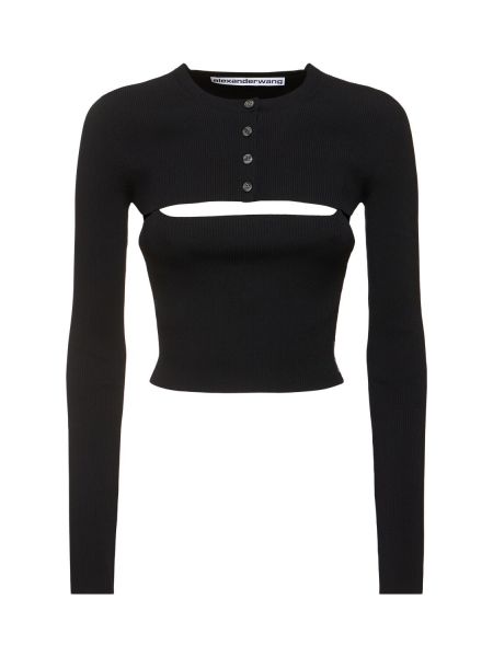 Viskose crop top Alexander Wang sort