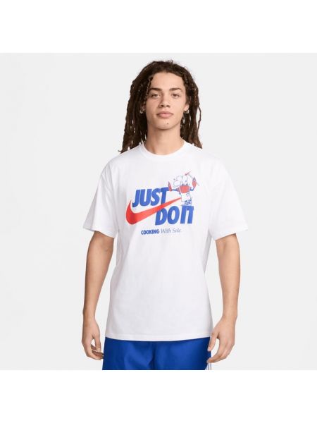 T-shirt en coton en jersey Nike blanc