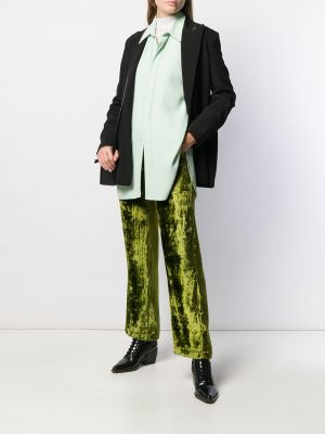 Camisa manga larga oversized Ami Paris verde