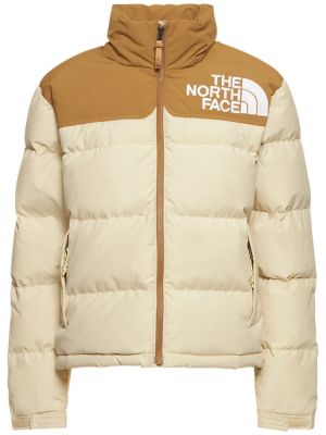 Péřová bunda The North Face béžová