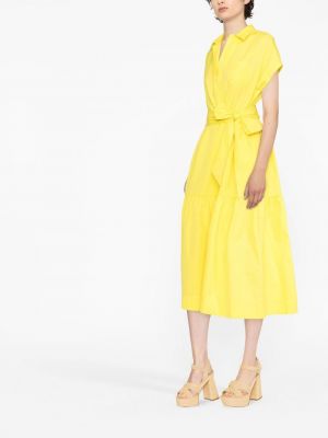 Sukienka koszulowa bawełniana Sara Roka żółta