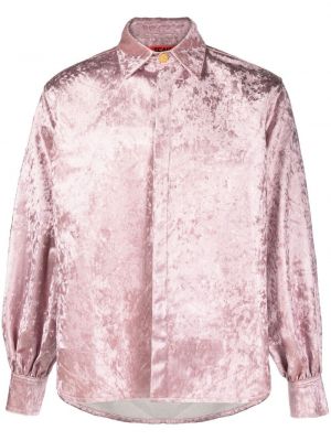 Кадифена риза Tsau розово