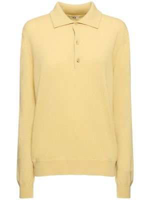 Camisa de cachemir Annagreta amarillo