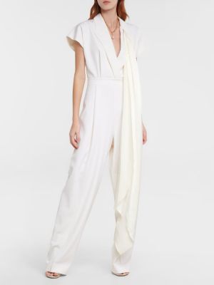 Μάλλινη ολόσωμη φόρμα Roksanda λευκό