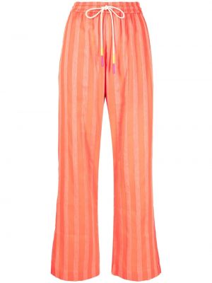 Pantalon de joggings à rayures Mira Mikati orange