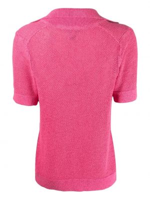 Chunky tipa polo krekls Tommy Hilfiger rozā