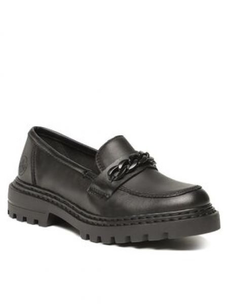 Pantofi loafer Rieker negru