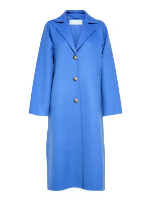 Παλτό Selected Femme μπλε