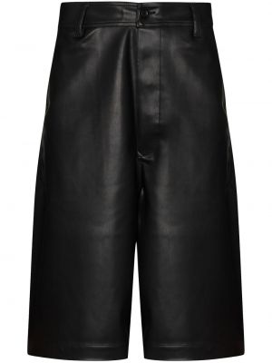 Imitert skinn skinn shorts Rick Owens Drkshdw svart