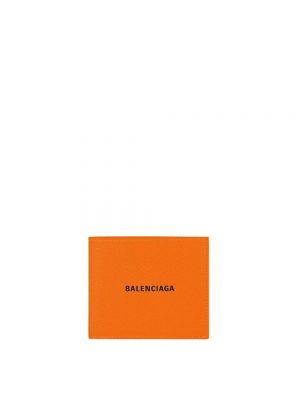 Pomarańczowy portfel Balenciaga