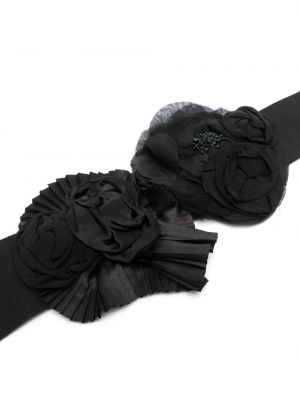 Pasek w kwiatki Dolce & Gabbana Pre-owned czarny