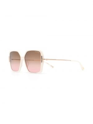 Gradienta krāsas saulesbrilles Tom Ford Eyewear bēšs