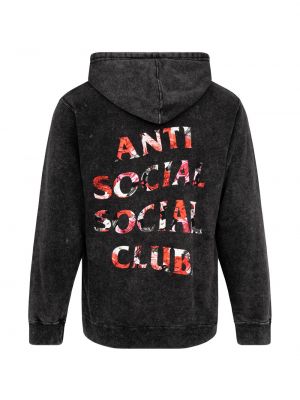 Sudadera con capucha con estampado Anti Social Social Club negro