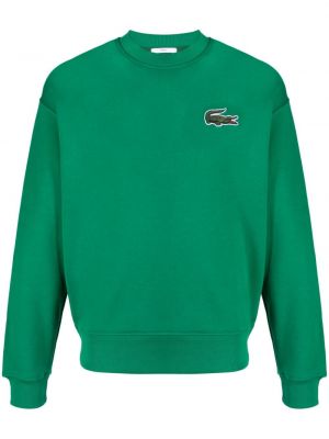 Sweatshirt aus baumwoll Lacoste grün
