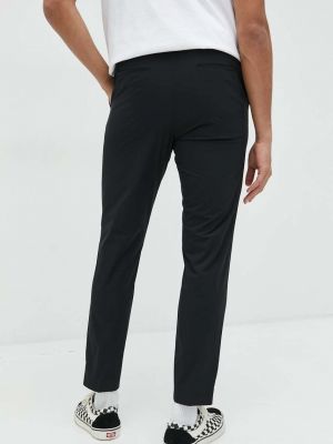 Jednobarevné kalhoty Hugo černé