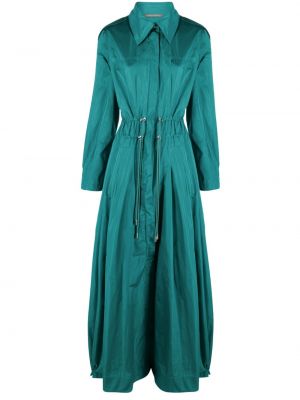 Макси рокля Alberta Ferretti зелено
