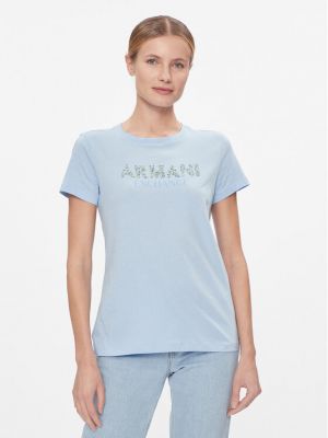 Priliehavé tričko Armani Exchange modrá