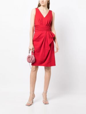 Sukienka midi asymetryczna Paule Ka czerwona