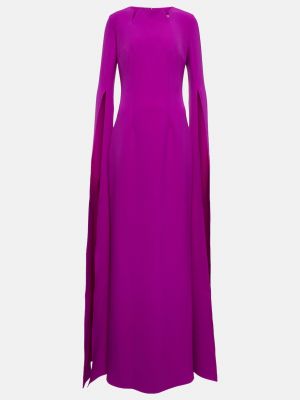 Платье из крепа Safiyaa фиолетовое