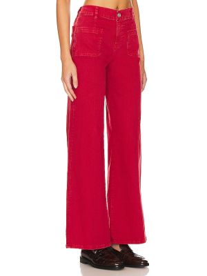 Pantalones slim fit con bolsillos Frame rojo