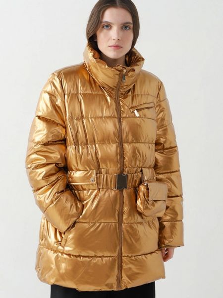 Утепленная демисезонная куртка Harmonia Sensuum золотая
