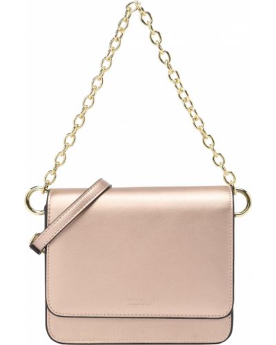Чанта през рамо от розово злато Seidenfelt Manufaktur розово