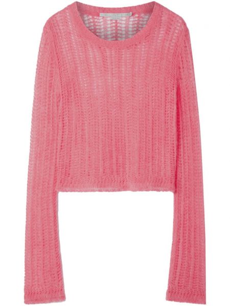 Дълъг пуловер Stella Mccartney розово