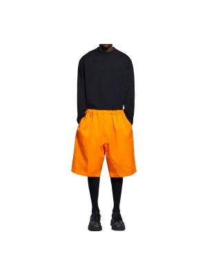 Pantalones cortos de algodón Balenciaga naranja