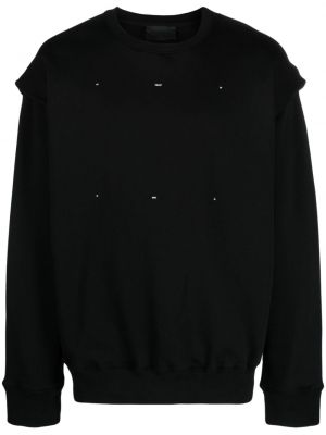 Sweatshirt aus baumwoll mit rundem ausschnitt Heliot Emil schwarz