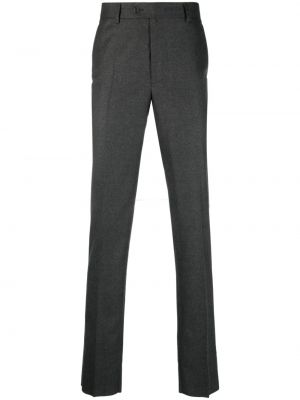 Spodnie wełniane slim fit Fursac szare