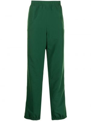 Pantalones de chándal impermeables Lacoste verde