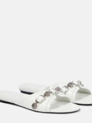 Pantofi din piele Balenciaga alb