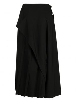 Hose mit plisseefalten Yohji Yamamoto schwarz