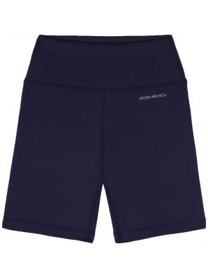 Shorts de sport à imprimé Sporty & Rich bleu